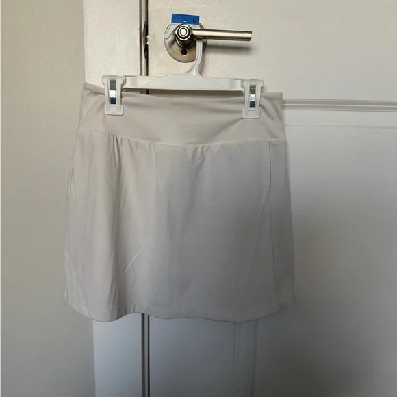 Cream Tennis Skirt - Picture 1 of 11